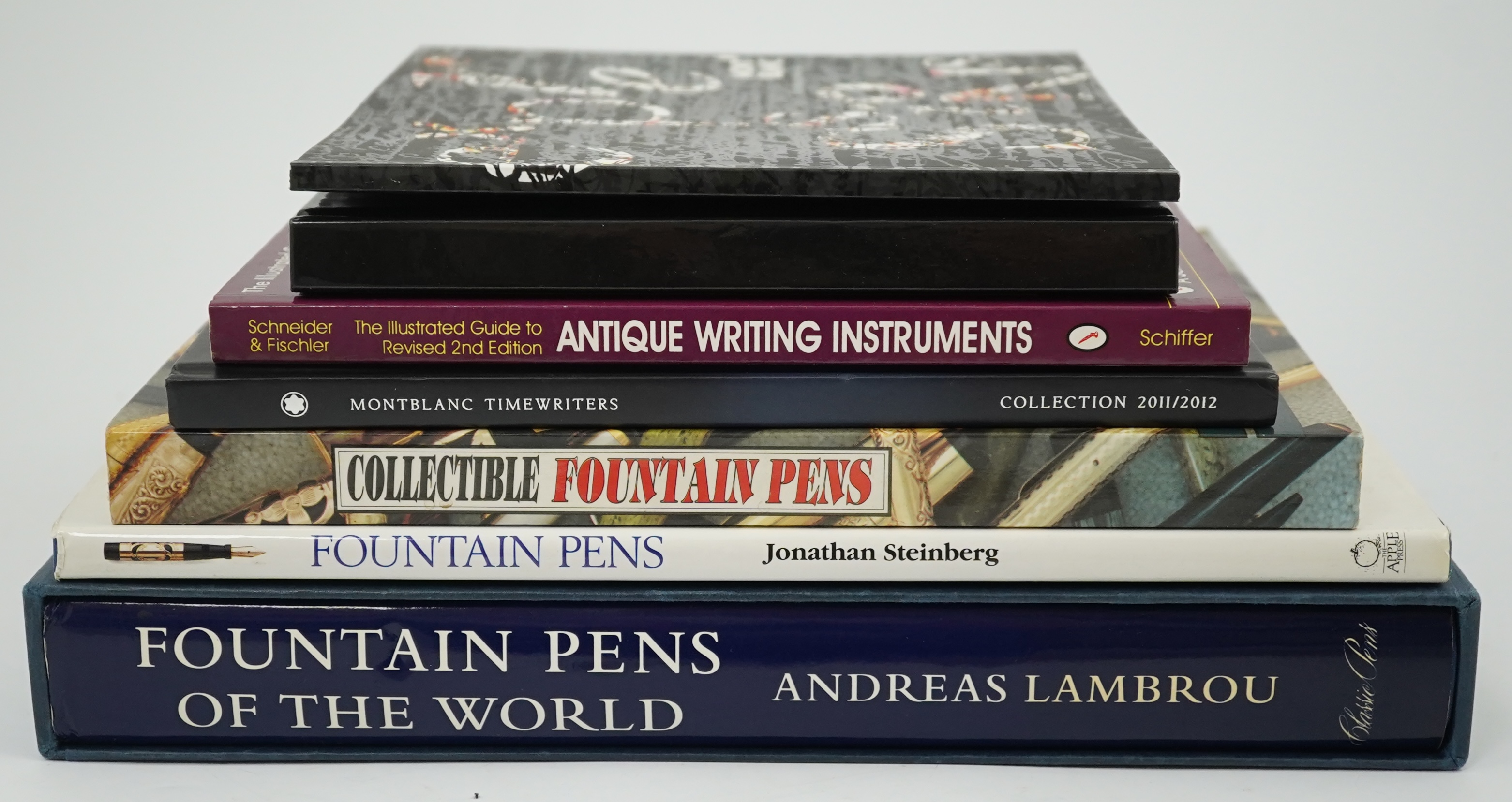 'Fountain Pens of the World' by Andreas Lambrou and other pen books (8)